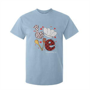 Valentine's Day T Shirt For Kid LOVE Lunch Lady Life TS09 Light Blue Print Your Wear