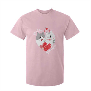 Valentine's Day Funny Cat Lover T Shirt For Kid Be Mine Right Meow TS09 Light Pink Print Your Wear