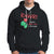 Valentine's Day Hoodie Rawr Means Love You in Dinosaur Cute Heart Ballon TS09 Black Printyourwear