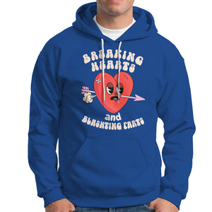 Valentine's Day Hoodie Breaking Hearts And Blasting Farts TS09 Royal Blue Printyourwear