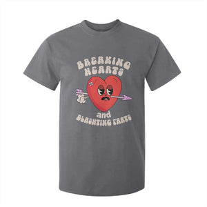 Valentine's Day T Shirt For Kid Breaking Hearts And Blasting Farts TS09 Charcoal Print Your Wear