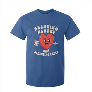 Valentine's Day T Shirt For Kid Breaking Hearts And Blasting Farts TS09 Royal Blue Print Your Wear