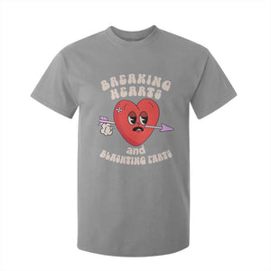 Valentine's Day T Shirt For Kid Breaking Hearts And Blasting Farts TS09 Sport Gray Print Your Wear