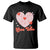 Valentine's Day T Shirt Love Always Wins Funny Heart Tic Tac Toe TS09 Black Printyourwear