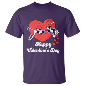 Happy Valentine's Day Cute Heart Bae Funny Salting Hearts T Shirt TS09 Purple Printyourwear