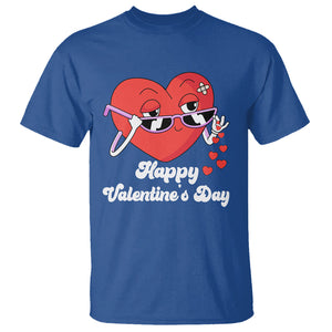 Happy Valentine's Day Cute Heart Bae Funny Salting Hearts T Shirt TS09 Royal Blue Printyourwear