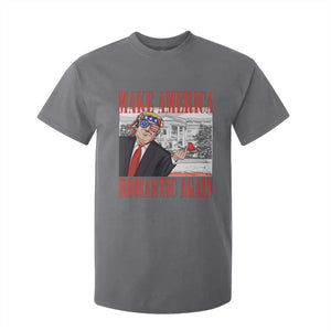 Funny Valentine's Day Trump T Shirt For Kid Make America Romantic Again TS09 Charcoal Print Your Wear