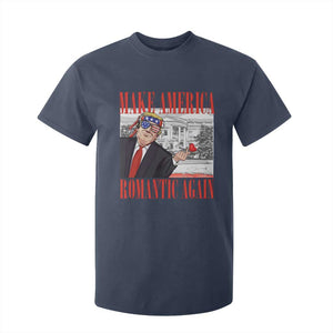 Funny Valentine's Day Trump T Shirt For Kid Make America Romantic Again TS09 Navy Print Your Wear