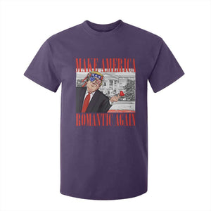 Funny Valentine's Day Trump T Shirt For Kid Make America Romantic Again TS09 Purple Print Your Wear