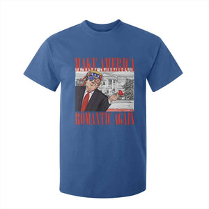 Funny Valentine's Day Trump T Shirt For Kid Make America Romantic Again TS09 Royal Blue Print Your Wear