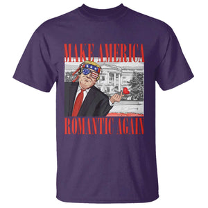 Funny Valentine's Day Trump T Shirt Make America Romantic Again TS09 Purple Print Your Wear