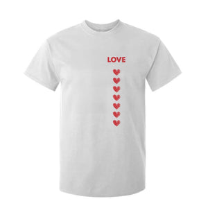 Funny Trump Valentine's Day Patriotic T Shirt For Kid Make Love Great Again TS09 White Print Your Wear