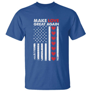 Funny Trump Valentine's Day Patriotic T Shirt Make Love Great Again TS09 Royal Blue Print Your Wear