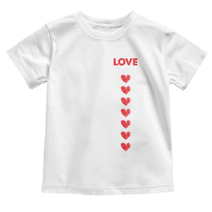 Funny Trump Valentine's Day Patriotic Toddler T Shirt Make Love Great Again TS09 White Print Your Wear