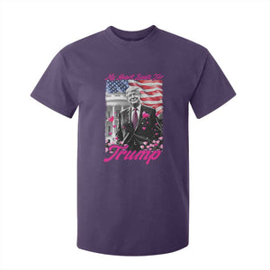 Funny Trump Lover T Shirt For Kid My Hear Beats For Trump Valentine's Day TS09 Purple Print Your Wear