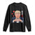 Funny Valentine's Day Trump Long Sleeve Shirt My Love For You Isn't Fake News TS09 Black Print Your Wear