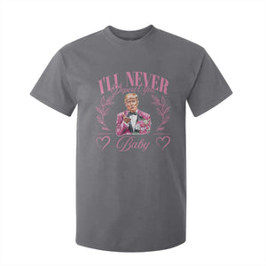 Funny Valentine's Day Trump T Shirt For Kid I'll Never Deport You Pink Trump TS09 Charcoal Print Your Wear