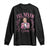 Funny Valentine's Day Trump Long Sleeve Shirt I'll Never Deport You Pink Trump TS09 Black Print Your Wear