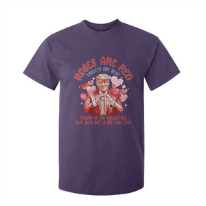 Funny Trump Lover T Shirt For Kid Roses are Red Trump Is My Valentine And He's Got A Big Ego Too TS09 Purple Print Your Wear