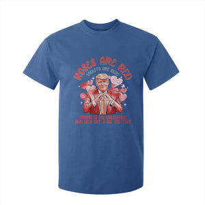 Funny Trump Lover T Shirt For Kid Roses are Red Trump Is My Valentine And He's Got A Big Ego Too TS09 Royal Blue Print Your Wear