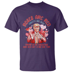 Funny Trump Lover T Shirt Roses are Red Trump Is My Valentine And He's Got A Big Ego Too TS09 Purple Print Your Wear