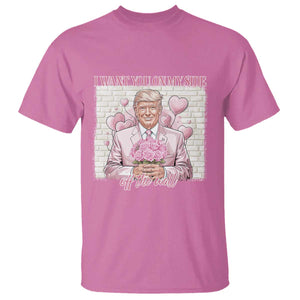 Funny Valentine's Day Trump T Shirt I Want You On My Side Off The Wall TS09 Azalea Print Your Wear