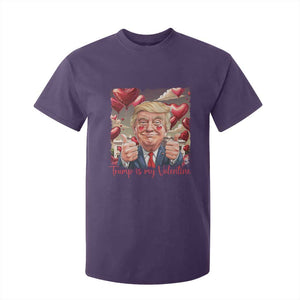 Funny Trump Is My Valentine T Shirt For Kid TS09 Purple Print Your Wear