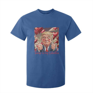 Funny Trump Is My Valentine T Shirt For Kid TS09 Royal Blue Print Your Wear