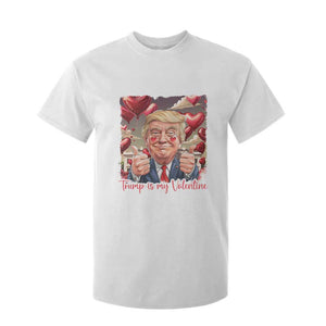 Funny Trump Is My Valentine T Shirt For Kid TS09 White Print Your Wear