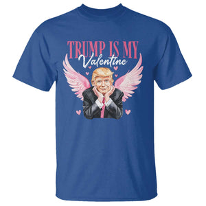 Funny Trump Is My Valentine T Shirt Pink Trump Cupid TS09 Royal Blue Print Your Wear