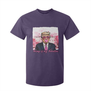 Funny Trump Is My Valentine T Shirt For Kid Pink Trump Bubble Gum TS09 Purple Print Your Wear