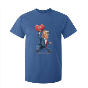 Funny Valentine's Day Trump T Shirt For Kid Stealing Hearts And Blasting Fart TS09 Royal Blue Print Your Wear