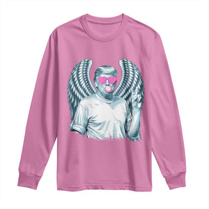 Trump Cupid Vibes Long Sleeve Shirt Trump Bubble Gum TS09 Azalea Print Your Wear