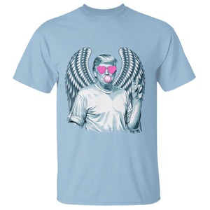 Trump Cupid Vibes T Shirt Trump Bubble Gum TS09 Light Blue Print Your Wear