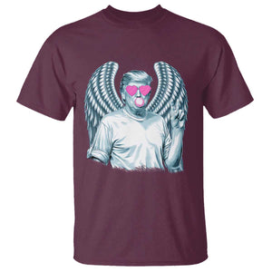 Trump Cupid Vibes T Shirt Trump Bubble Gum TS09 Maroon Print Your Wear