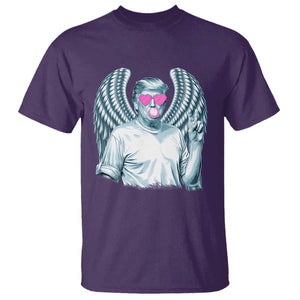 Trump Cupid Vibes T Shirt Trump Bubble Gum TS09 Purple Print Your Wear