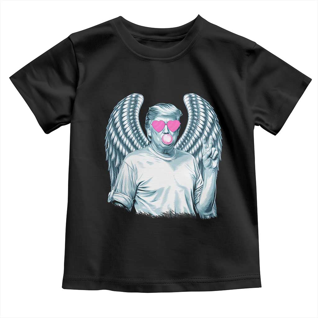 Trump Cupid Vibes Toddler T Shirt Trump Bubble Gum TS09 Black Print Your Wear