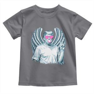 Trump Cupid Vibes Toddler T Shirt Trump Bubble Gum TS09 Charcoal Print Your Wear