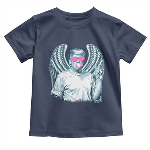 Trump Cupid Vibes Toddler T Shirt Trump Bubble Gum TS09 Navy Print Your Wear