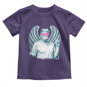 Trump Cupid Vibes Toddler T Shirt Trump Bubble Gum TS09 Purple Print Your Wear