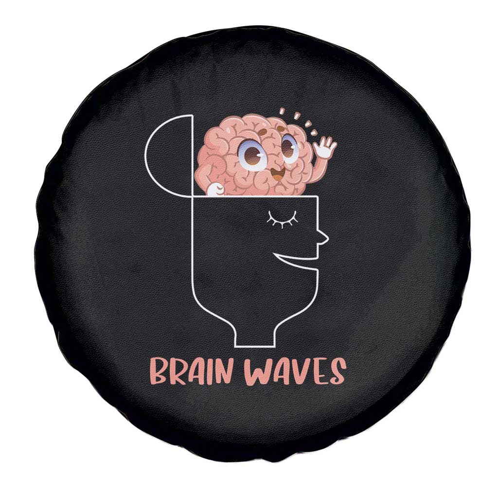 Funny Neuroscience Brain Waves Spare Tire Cover TS09 Print Your Wear