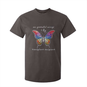 Transplant Recipient T Shirt For Kid On Grateful Wings I Fly TS09 Dark Chocolate Print Your Wear