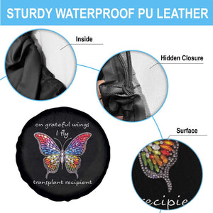 Transplant Recipient Spare Tire Cover On Grateful Wings I Fly TS09 Print Your Wear