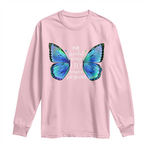 Transplant Recipient On Grateful Wings I Fly Long Sleeve Shirt TS09 Light Pink Print Your Wear