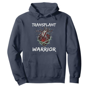 Heart Transplant Warrior Hoodie TS09 Navy Print Your Wear