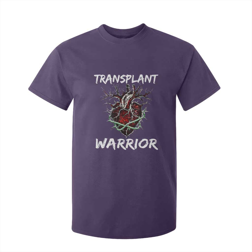 Heart Transplant Warrior T Shirt For Kid TS09 Purple Print Your Wear