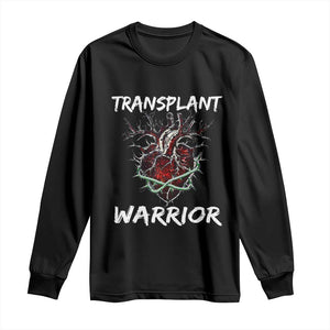 Heart Transplant Warrior Long Sleeve Shirt TS09 Black Print Your Wear