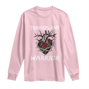 Heart Transplant Warrior Long Sleeve Shirt TS09 Light Pink Print Your Wear