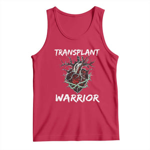 Heart Transplant Warrior Tank Top TS09 Red Print Your Wear