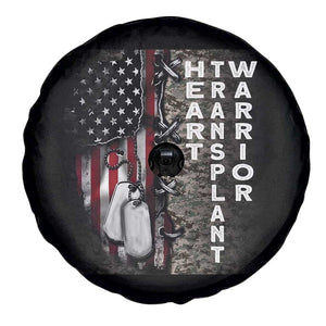 Heart Transplant Warrior Spare Tire Cover Surgery Survivor American Flag TS09 Print Your Wear